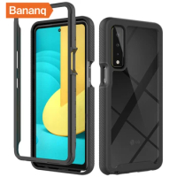 Bananq 360 Full Body Armor Shockproof Phone Case For LG G8 V50S V60 ThinQ G8X Velvet Clear Cover