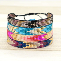 Go2boho Loom Bracelets Bohemian Ethnic Seed Beads Jewellery Miyuki Beads Bracelet for Women