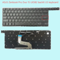 Keyboard For ASUS Zenbook Pro Duo 15 UX582 UX582LR UX582HS UX582ZW with backlit US Layout