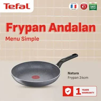 Tefal Natura Frypan 24cm - Panci Wajan Penggorengan Abu-abu