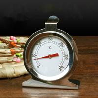 烘焙耐高溫不銹鋼烤箱溫度計燒烤烤爐座式焗爐指針溫度計0-300℃