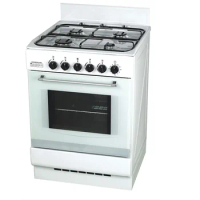 Commercial cooking appliances movable Pizza Oven with 4 burner gas stove standing