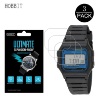 3Pcs HD Nano Anti-shock Film For Casio F-105W A168/F105W A-168W Screen Protector Anti-Scratch PET Fi