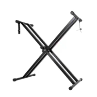Piano Keyboard Stand with Adjustable and Width Heavy Duty Detachable Electronic Organ Stand for Beginner Stage