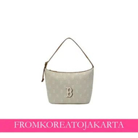 eM LB Classic Monogram Jacquard Hobo Bag - Boston Beige