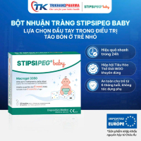 Bột nhuận tràng giảm táo bón cho trẻ từ 6 tháng tuổi Stipsipeg Baby hộp 20 gói x 5g [Đang sale lớn] 