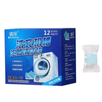 Washing Machine Cleaner Tablets Washer Cleaner Tablets Easy To Use Efficient Natural Eco-Friendly Washer Machine Cleaner Tablets