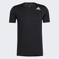 Adidas Tf Ss [GM5037] 男 短袖上衣 運動 訓練 健身 吸濕 排汗 壓縮版型 亞洲版 黑
