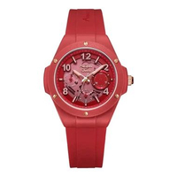 Alexandre Christie Passion AC 2A02 BF Jam Tangan Wanita Transparency Rubber Strap Analog Original Re