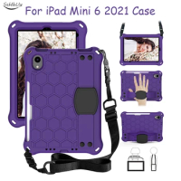 EVA Cover For iPad Mini 6 Case Shockproof Foam Kids Safe strap For for Apple 2021 Mini 6 Funda CaseTablet Cover