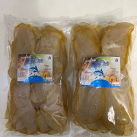 Kerupuk ikan tenggiri leres kuning