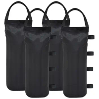 1/4Pcs Black Garden Gazebo Foot Leg Durable with Handle Canopy Weights Sand Bag Tent Sandbag Outdoor