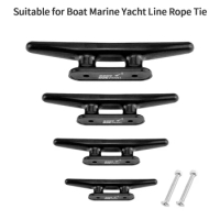 Nylon Boat Rope Cleat Portable Open Base Cleat Dock Desk Line Cleat with Stainless Steel Screw for Yacht
