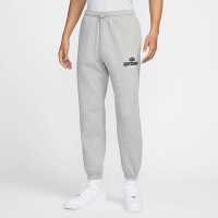 NIKE 長褲 男 運動褲 縮口 磨毛 AS M NK CLUB BB CF PANT NSW G 灰 HJ2187-063