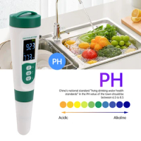 Ph Meter Detector Tds Salinity Meter Voice Model EC Acidity Multi-Parameter Water Quality Tester