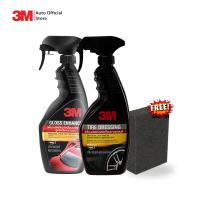 Tire Dressing เคลือบยางรถยนต์ PN39042LT  + สเปรย์เคลือบเงา สูตรเสริมความเงา PN39034LT