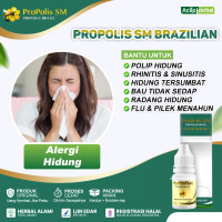 Propolis Sm Untuk Alergi Gatal Hidung Tersumbat Flu Pilek Menahun Anosmia Rhinitis Radang Polip Hidu