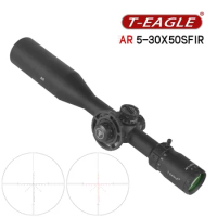 AR5-30x50IR Compact Sight Etched Glass Illuminated Tactical Riflescope Hunting Optics Airgun Fit .338 .50BMG Firear
