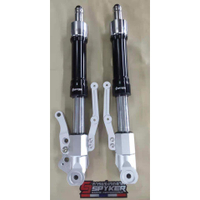 Front shock for aerox black (spyker)