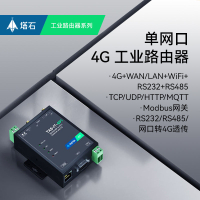 4g工業路由器485/232以太網口轉4G遠程plc監控通訊wifi無線691【Snowbelle優選】