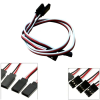 50pcs/lot RC Servo Extension Cord Cable Wire Female to Male 150mm 300mm 500mm 1000mm Lead