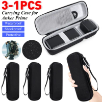 Carrying Case for Anker Prime Waterproof Protective Case Portable Storage Bag Anti-scratch Carabiner 12000mAh Power Bank 130W