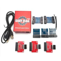New version Easy Jtag Plus Box +5 PCS ISP Adapter（ Product colors are sent randomly）And EASY-JTAG /UFI/MEDUSA ISP Adapters