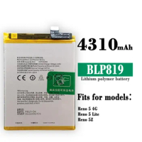 New Replacement Battery For OPPO Reno 5 4G Reno 5 Lite Reno 5Z Phone BLP819 4310mAh Electric Board Built-in Battery