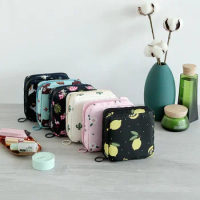 Mini Storage Bag Women Napkin Tampon Bags Credit Card Holder Pouch  Cosmetics Coin Purse Earphone Organizer