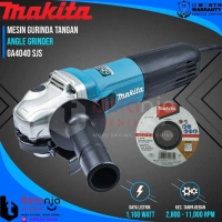 Mesin Gurinda Tangan Makita GA4040 4 Inch 100 mm 1100 Watt Angle Grinder GA 4040 SJS