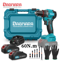 DAGMARA 21v Cordless impact drill D4812 Brushless Motor with 10MM bor portabel