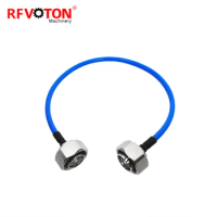 Free shipping RF DIN type coaxial connector 7/16 DIN male to L29 din plug with LMR240 blue jacket Cable assembly 1meters