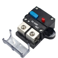 Car Auto audio circuit breaker 50a 48v DC Automotive circuit breaker