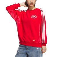 【Adidas 愛迪達】 LNY W CREW CNY新品 圓領長袖T恤 運動 休閒 女 - JL8424