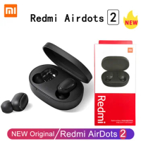 Original Redmi AirDots 2 Mi Ture Wireless Earphones In-Ear Headset Fone Bluetooth Headphones Xiaomi Airdots 2 Wireless Earbuds