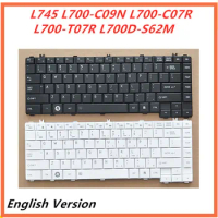 Laptop English Keyboard For Toshiba L745 L700-C09N L700-C07R L700-T07R L700D-S62M notebook Replacement layout Keyboard