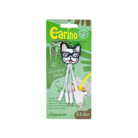 【iSquarer】Carino六合一雙輸入鑰匙圈充電線(Micro / Type -C / Lightning)