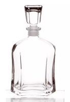 Bormioli Rocco 700ml Capitol Decanter / Liquor & Whisky Decanter with Stopper / Classic Italian Glas