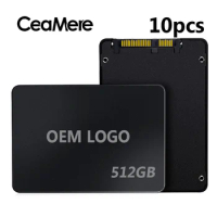 CeaMere SSD 10pcs 1TB 120GB 60GB 240GB 480GB HDD 2.5'' SSD SATA II HD256gb 128gb Internal Solid State Drive for Laptop