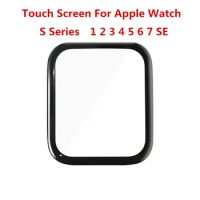 Outer Screen For Apple Watch Series 7 S7 S1 S2 S3 SE S4 S5 S6 Front Touch Panel LCD Display Out Glass Lens Repair Replace Parts