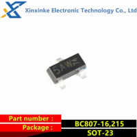 50PCS BC807-16,215 SOT-23 45V 500mA SMD Transistor Marking:5AW