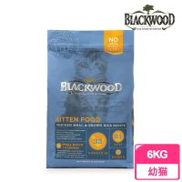 【BLACKWOOD 柏萊富】特調幼貓成長配方《雞肉+糙米》6KG(貓飼料 貓乾糧)