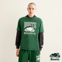 【Roots】Roots 男裝- RBA短袖T恤(深綠色)
