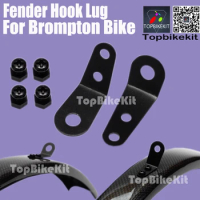 Suitable For Brompton bike Fender Hook Lug+Nuts/ Hook Lug with nuts for Folding bicycle Brompton Bike Fender