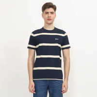 Hammer Men Oversized T-Shirt I1OTS35N1 | Kaos Pria Garis - Garis Navy L