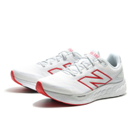 【滿額現折300】NEW BALANCE 慢跑鞋 FRESH FOAM 全白紅 2E寬楦 運動 男 M680LC8