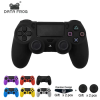 Data Frog Silicone Gel Rubber Case Cover For SONY PS4 Controller/protective case for For PS4 Pro Slim Gamepad