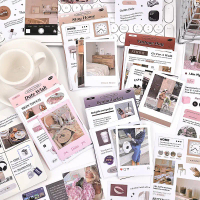 ชุดสติ๊กเกอร์ Yujian Eslite สไตล์เกาหลี สำหรับสมุดบันทึก วัสดุตกแต่ง DIY สนุกสนาน