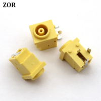 2pcs For Sony laptop power socket For Fujitsu interface portable devices 6.0 * 1.0 yellow holes DC Power Jack for Sony PJ004