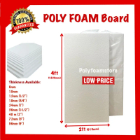 [ READY STOCK ] 4FT X 2FT POLY FOAM BOARD/ SQUARE FOAM / GABUS EMPAT SEGI/ POLISTERINDW
